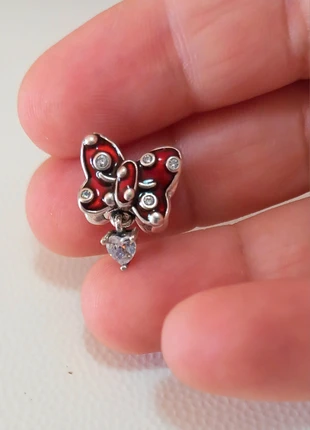 Ciondolo Argento925 tema Disney Fiocco Minnie, marque: Charm, état: Neuf avec étiquette, 6,80 €, 7,84 € Protection acheteurs incluse