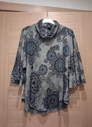 Maglia maniche 3/4 grigio con fantasia, marque: Piazza Italia, état: Très bon état, taille: L / 40 / 12, 3,50 €, 4,38 € Protection acheteurs incluse