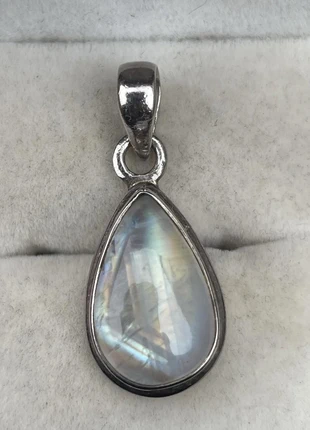 Vintage 925 Sterling Silver Natural Pendant Crystal Hippy Moonstone Dainty, brand: Unbranded, condition: Very good, £10.40, £11.62 includes Buyer Protection Pro