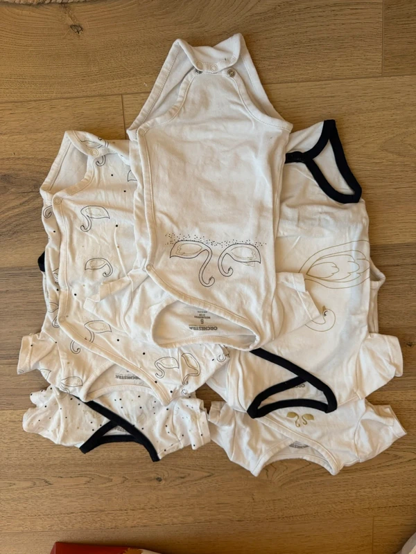 Lot de body manches courtes