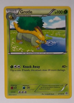 Pokémon Card: Grotle #2/135 (Pokemon Plasma Storm), brand: Pokémon, condition: New with tags, £0.78, £1.52 includes Buyer Protection