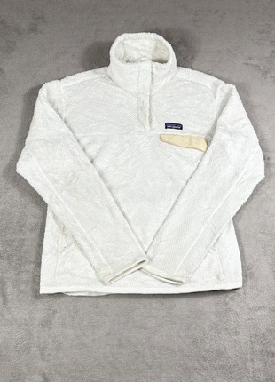 Polaire à boutons et poche blanche et crème Patagonia Re-Tool Snap-T femme taille L, marca: Patagonia, estado: Muito bom, tamanho: L / 40 / 12, €53.00, €56.35 inclui Proteção do Comprador Pro