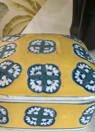 Boîte à bijoux carrée Vintage smycken box, condizioni: Ottime, €9.90, €11.10 include la Protezione acquisti