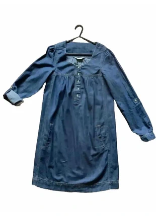 Dorothy Perkins Denim Dress Blue Denim Roll Up 3/4 Sleeve Pockets Size 8 Ex/Cond, brand: Dorothy Perkins, condition: Very good, size: S / UK 8-10, £7.00, £8.05 includes Buyer Protection Pro