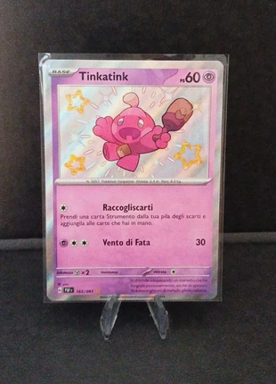 Carta Pokémon Tinkatink Baby Shiny 165/091 Collezione Destino di Paldea Ita, marca: Pokémon, estado: Muy bueno, 6,00 €, 7,00 € Protección al comprador Pro incluida