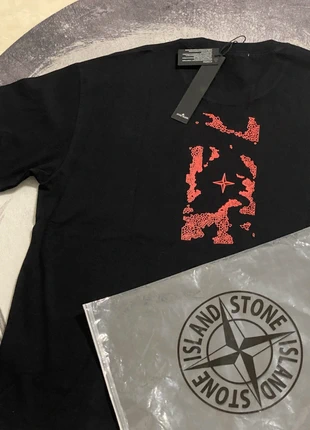 stone island tričko s krátkým rukávem, merk: Stone Island, staat: Heel goed, maat: XL / 42 / 14, € 32,66, € 34,99 inclusief Kopersbescherming