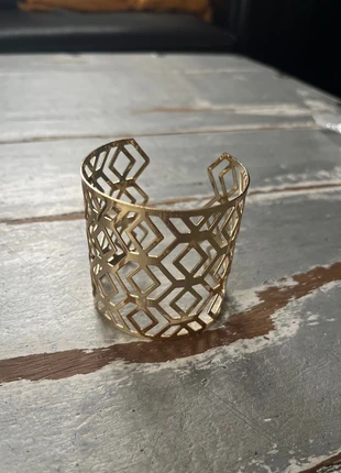 Manchette jonc bracelet doré acier inoxydable neuf ethnique bohème chic, condition: New with tags, €10.00, €11.20 includes Buyer Protection