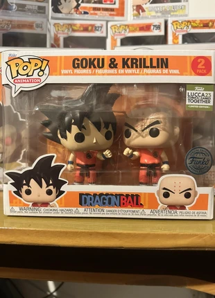 Funko Pop Dragon Ball Goku e Krillin, marque: Funko, état: Neuf avec étiquette, taille: Prématuré, jusqu'à 44cm, 120,00 €, 126,70 € Protection acheteurs incluse