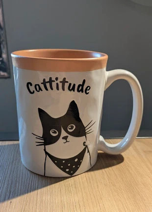 Cute Cat "cattitude" mug, merk: Cattitude, staat: Nieuw zonder prijskaartje, € 7,00, € 8,05 inclusief Kopersbescherming