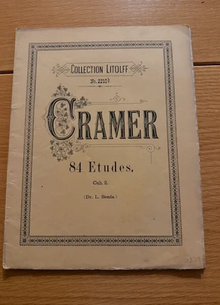 Cramer 84 Études (2 Litolff-uitgaven), état: Satisfaisant, 25,00 €, 26,95 € Protection acheteurs incluse