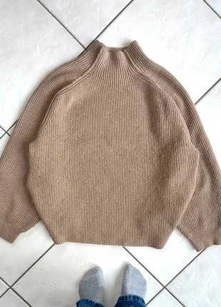 Pull en laine beige/marron glacé H&M – Taille M, marque: H&M, état: Très bon état, taille: M / 38 / 10, 10,00 €, 11,20 € Protection acheteurs incluse
