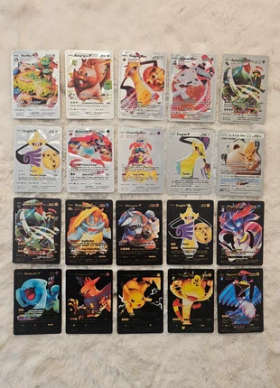 Lot de 20 cartes pokémon argentées et dorées ., brand: Pokémon, condizioni: Nuovo senza cartellino, €10.00, €11.20 include la Protezione acquisti