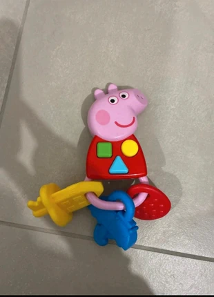 Clés Lumineuses Peppa Pig, brand: Clementoni, condizioni: Nuovo con cartellino, taglia: 3-6 mesi / 62 cm, €5.00, €5.95 include la Protezione acquisti