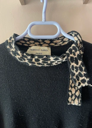 Pull avec col Léopard / Panthère, marca: Fabrice Karel, estado: Bueno, tamaño: XL / 42 / 14, 5,00 €, 5,95 € Protección al comprador incluida