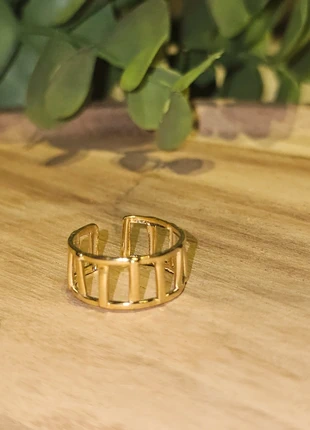 Anel ajustável de aço inoxidável, marca: Tendance, estado: Novo com etiquetas, tamanho: Ajustável, €9.99, €11.19 inclui Proteção do Comprador