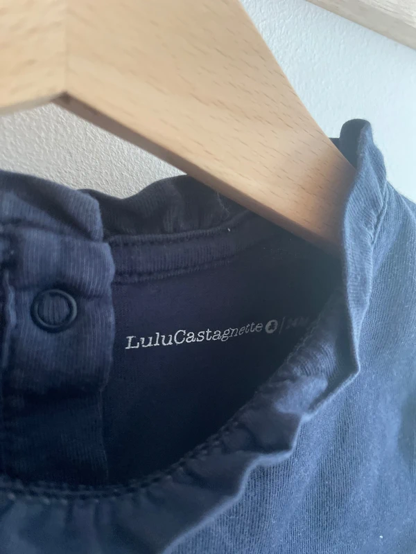 T shirt manche longue Lulu castagnette - photo numéro 2