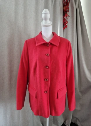 Pink soft fleece wool cashmere coat | cottagecore vintage retro, merk: Vintage Dressing, staat: Heel goed, maat: XL / 42 / 14, € 25,00, € 26,95 inclusief Kopersbescherming Pro