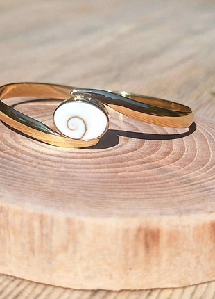 Bracelet Ajustable Alliage Laiton Or Pierre de Sainte Lucie Shiva Eyes 💎, condition: Very good, €12.50, €13.83 includes Buyer Protection