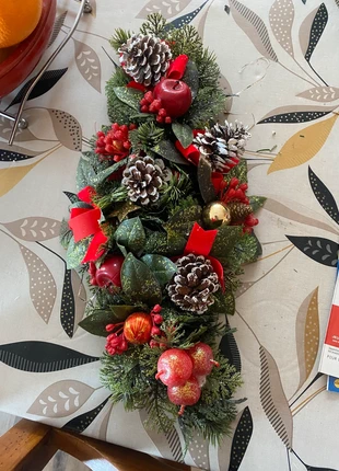 Couronne de Noël en plastique, marque: aucune, état: Très bon état, 3,00 €, 3,85 € Protection acheteurs incluse