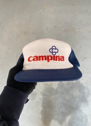 Vintage Campina 80s Trucker Hat, merk: Vintage, staat: Veelgebruikt, maat: Universele maat, € 12,95, € 14,30 inclusief Kopersbescherming Pro
