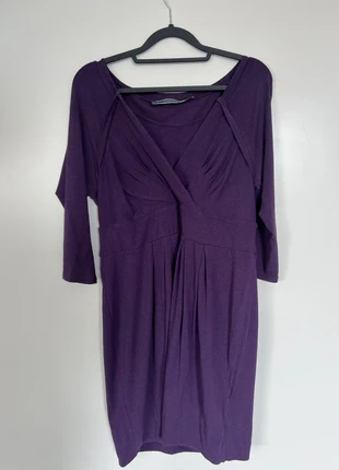 Paarse Max Mara jurk, merk: Max Mara, staat: Goed, maat: XL / 42 / 14, € 7,00, € 8,05 inclusief Kopersbescherming