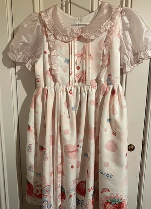 Strawberry Lolita op dress, brand: Sanrio, condition: Good, size: M / 38 / 10, €23.00, €24.85 includes Buyer Protection