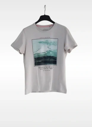 Beige T-shirt S. Oliver maat/taille smal, marca: s.Oliver, estado: Muito bom, tamanho: S, €3.00, €3.85 inclui Proteção do Comprador