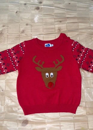 Pull de Noël bébé, marque: Mots d'enfants, état: Très bon état, taille: 12-18 mois / 80 cm, 10,00 €, 11,20 € Protection acheteurs incluse