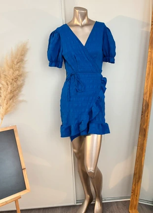 Robe bohème portefeuille bleue taille S (36), état: Très bon état, taille: S / 36 / 8, 12,50 €, 13,83 € Protection acheteurs (Pro) incluse