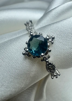 Brand New! Stunning Royal Blue Gem Silver-Ring – Vintage-Inspired Elegance 👑, brand: vintage inspired, condition: Very good, size: 17.3 mm / N½, £9.00, £10.15 includes Buyer Protection Pro