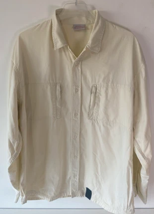 Surchemise Vintage OXBOW Crème / Beige Clair - Taille L -, marque: Oxbow, état: Très bon état, taille: L, 20,00 €, 21,70 € Protection acheteurs incluse