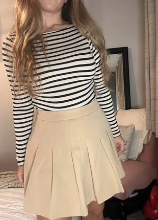 Beige pleated skort newlook, brand: New Look, condition: Very good, size: M / UK 12-14, £2.60, £3.43 includes Buyer Protection