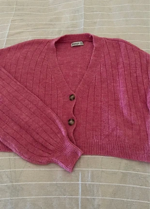 Cardigan rose, marque: Stradivarius, état: Très bon état, taille: XS / 34 / 6, 5,00 €, 5,95 € Protection acheteurs incluse