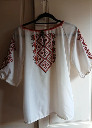 Vintage Embroidered Smock Blouse, brand: Vintage Dressing, condition: Very good, size: S / 36 / 8, €5.00, €5.95 includes Buyer Protection