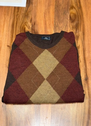 Pull col rond Dockers marron à losanges L, zustand: Sehr gut, größe: L, 20,00 €, 21,70 € inklusive Vinted-Käuferschutz