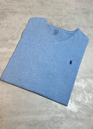 T-shirt Ralph Lauren bleu logo bleu foncé, brand: Ralph Lauren, condition: Very good, size: XXL, €16.50, €18.03 includes Buyer Protection