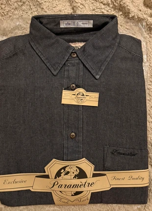 Chemise homme neuve en coton de qualité, marke: Made In Italy, zustand: Neu, mit Etikett, größe: M, 10,50 €, 11,73 € inklusive Vinted-Käuferschutz