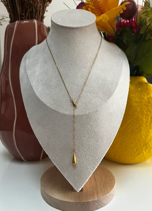 Collier goutte dorée, marque: nyrabijoux, état: Neuf avec étiquette, 9,00 €, 10,15 € Protection acheteurs incluse