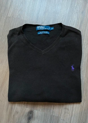 Pull léger coll V Ralph Lauren / noir logo violet / homme taill xI, marque: Ralph Lauren, état: Très bon état, taille: XL, 20,00 €, 21,70 € Protection acheteurs incluse