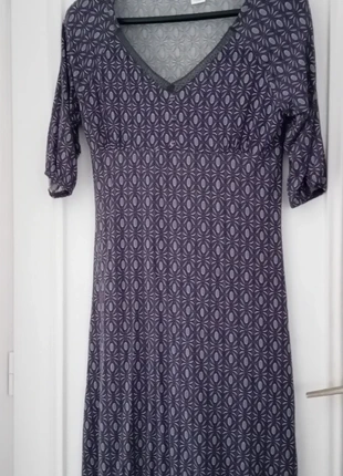 Robe fluide en viscose motif floral manches 3/4 mauve femme 42 la redoute, brand: La Redoute, condition: New without tags, size: XL / 42 / 14, €8.00, €9.10 includes Buyer Protection