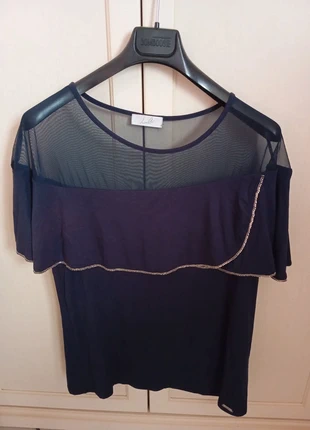 Maglia blu elegante Lizalù, marke: Lizalù, zustand: Sehr gut, größe: L / 40 / 12, 10,00 €, 11,20 € inklusive Vinted-Käuferschutz