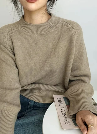 YesStyle/ Pull marron hiver, marke: YesStyle, zustand: Sehr gut, größe: S / 36 / 8, 8,00 €, 9,10 € inklusive Vinted-Käuferschutz