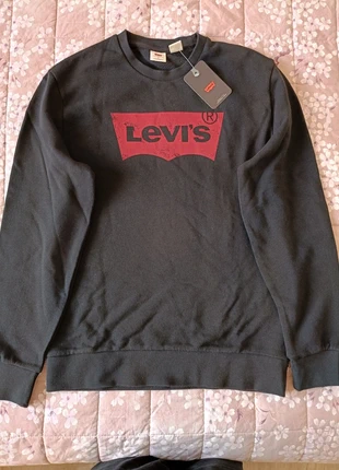 👕 Felpa Levi’s nera con logo rosso – Taglia S Uomo – NUOVA con cartellino, marque: Levi's, état: Neuf avec étiquette, taille: S, 30,00 €, 32,20 € Protection acheteurs incluse