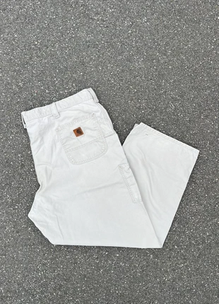 Pantalon carhartt B151 TAN single knee workwear baggy beige vintage - Taille 46x30, brand: Carhartt, condition: Very good, size: W46, €25.00, €26.95 includes Buyer Protection Pro