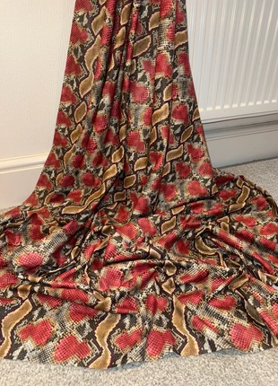2 Meters Snake Print Leatherette Fabric 58” Wide, condition: New without tags, size: Other, £17.00, £18.55 includes Buyer Protection Pro