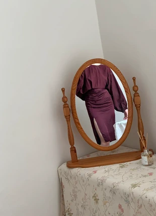 burgundy puff sleeve top, brand: Vintage, condition: Very good, size: L / 12, £16.00, £17.50 includes Buyer Protection