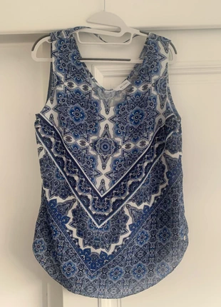 Point zero Vest top blue and white, brand: Point Zero, condition: Very good, size: L / 40 / 12, €3.50, €4.38 includes Buyer Protection