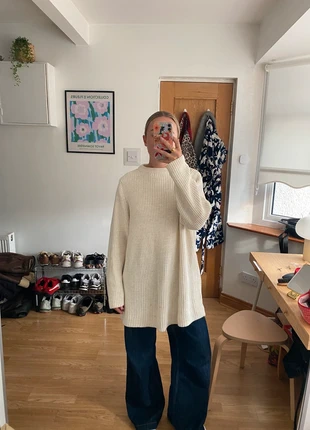 Pull & Bear cream jumper dress, brand: Pull & Bear, condition: Very good, size: M / 38 / 10, €12.00, €13.30 includes Buyer Protection