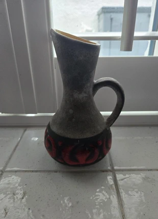 🍂Mid century W German vase fat lava 1970s volcanic lava, brand: West Germany, condition: Good, £15.00, £16.45 includes Buyer Protection