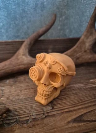 Goudkleurige steampunk schedel, brand: IMHome3Deco, condizioni: Nuovo senza cartellino, €7.00, €8.05 include la Protezione acquisti Pro